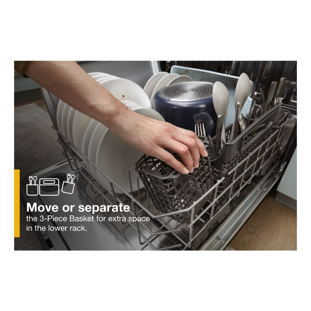 Whirlpool 24 Stainless Steel Dishwasher with AI Intelligent Wash - 47 dBA