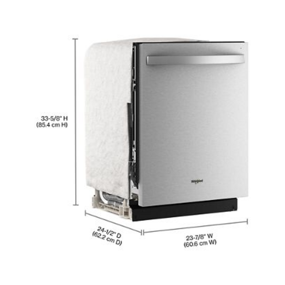 Whirlpool Whirlpool® 24-Inch Top Control Dishwasher with Total Coverage Wash and Auto Open