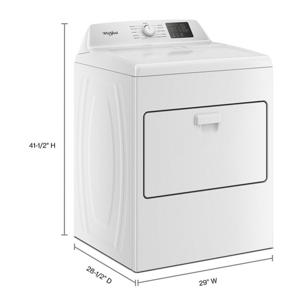 Whirlpool 7.0 cu. ft. Electric Dryer with Adaptive Dry and Wrinkle Shield™ option - Vented
