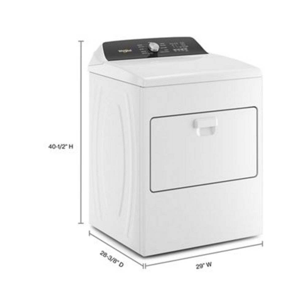 Whirlpool 7.0 Cu. Ft. Top Load Electric Moisture Sensing Dryer