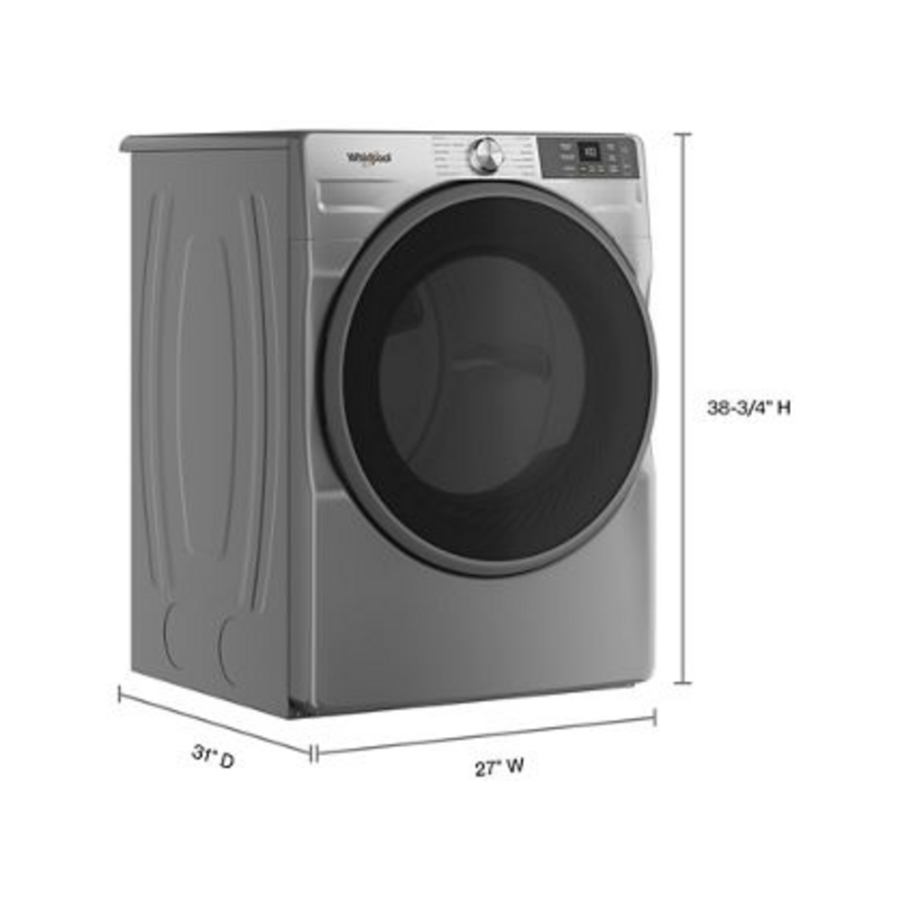 Whirlpool 7.4 cu. ft. Smart Front Load ENERGY STAR® Electric Dryer with Wrinkle Shield™ Op