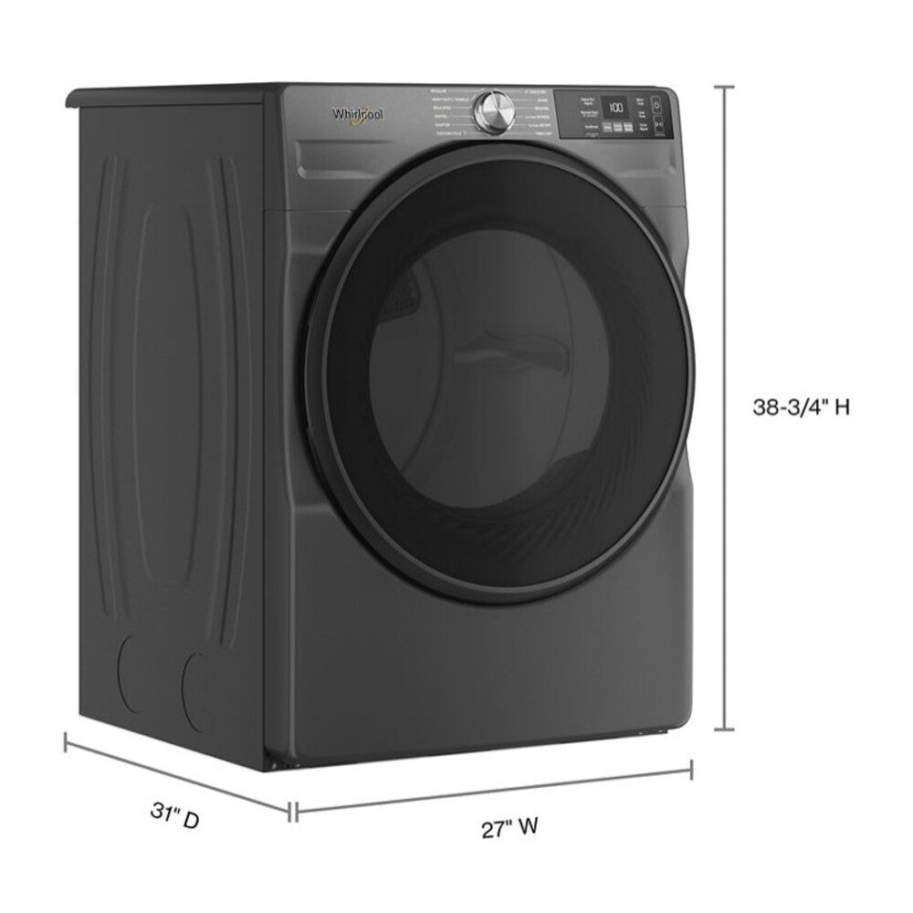 Whirlpool 7.4 cu. ft. Smart Front Load ENERGY STAR® Electric Dryer with Wrinkle Shield™ Op