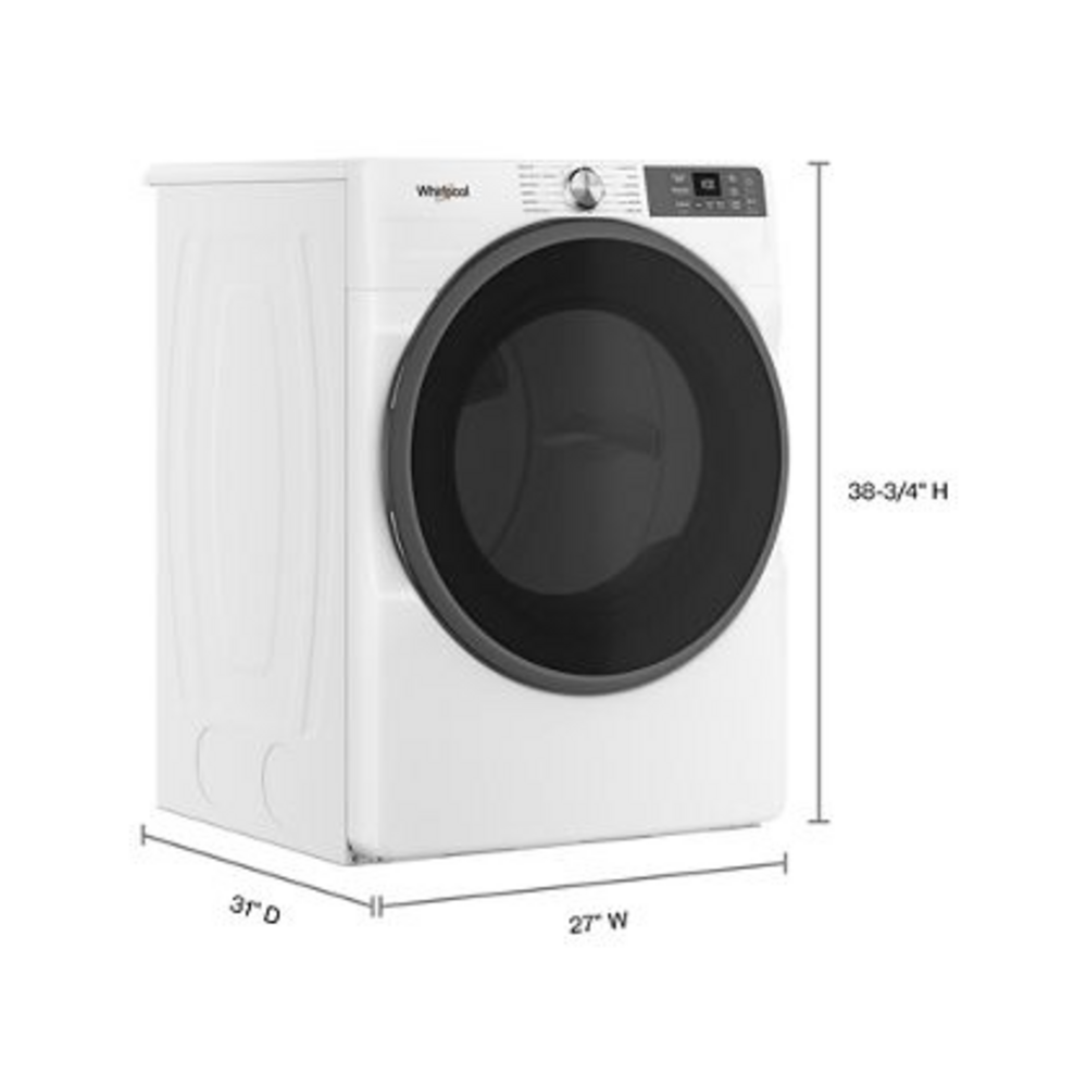 Whirlpool 7.4 cu. ft. Smart Front Load ENERGY STAR® Electric Dryer with Wrinkle Shield™ Op