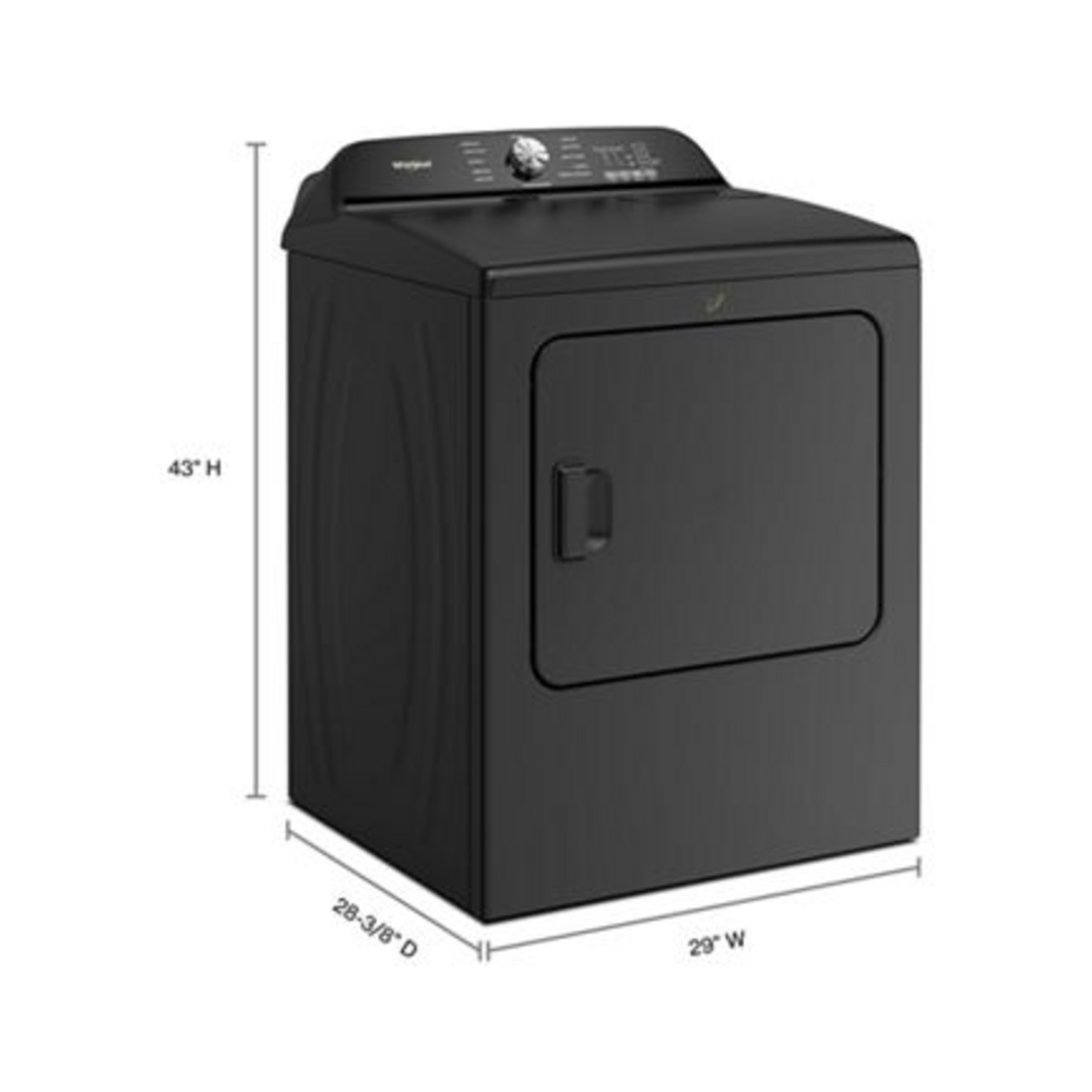 Whirlpool 7.0 Cu. Ft. Whirlpool® Top Load Electric Dryer with Moisture Sensor