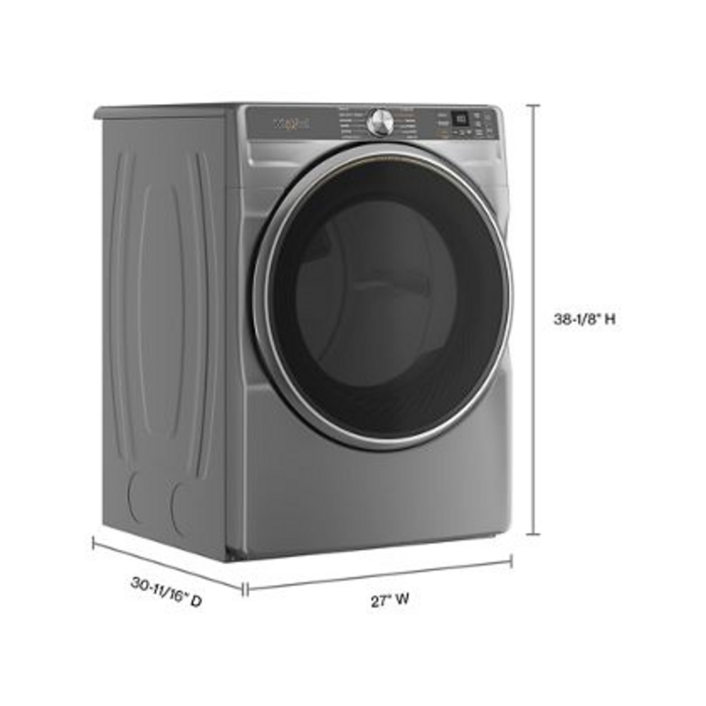 Whirlpool 7.4 cu. ft. Smart Front Load ENERGY STAR® Electric Dryer with Steam Capabilities