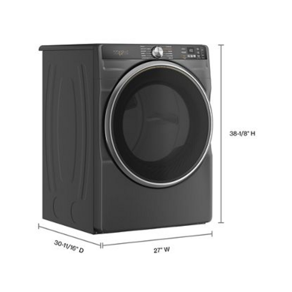 Whirlpool 7.4 cu. ft. Smart Front Load ENERGY STAR® Electric Dryer with Steam Capabilities