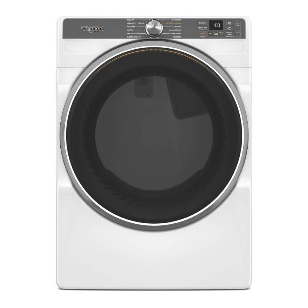 Whirlpool 7.4 cu. ft. Smart Front Load ENERGY STAR® Electric Dryer with Steam Capabilities
