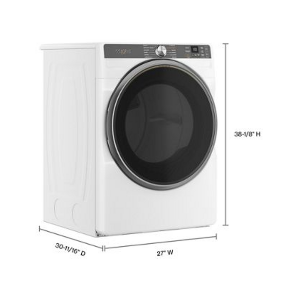 Whirlpool 7.4 cu. ft. Smart Front Load ENERGY STAR® Electric Dryer with Steam Capabilities
