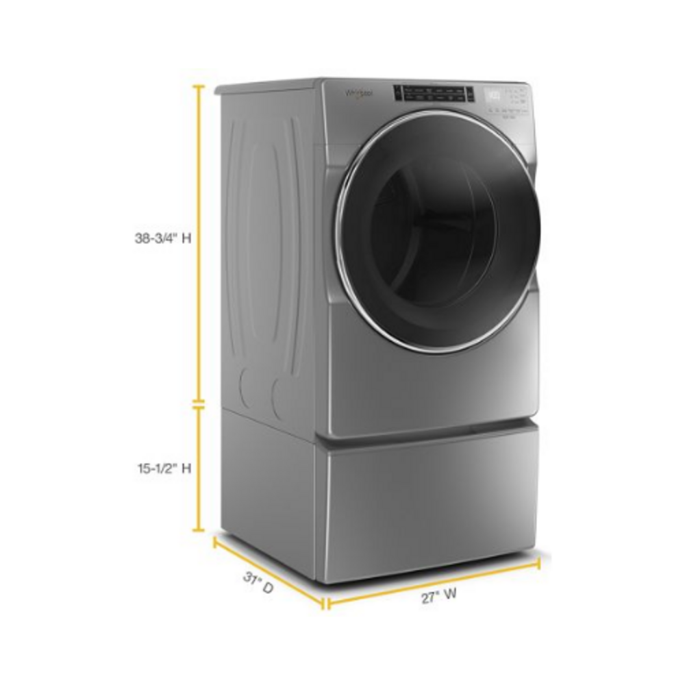 Whirlpool 7.4 cu. ft. Front Load Electric Dryer with Steam Cycles