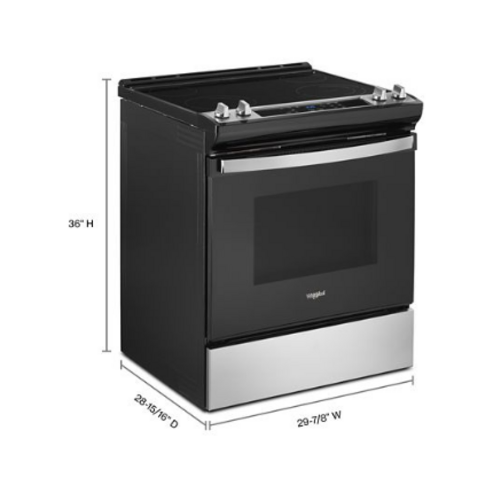 Whirlpool 4.8 Cu. Ft. Whirlpool® Electric Range with Frozen Bake™ Technology