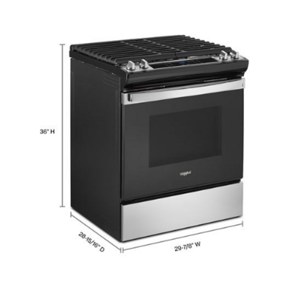 Whirlpool 5.0 Cu. Ft. Whirlpool® Gas Range with Frozen Bake™ Technology