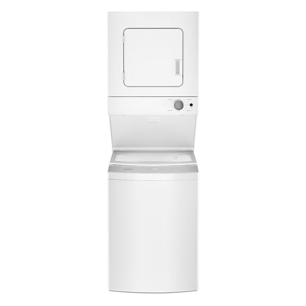 Whirlpool 1.6 cu.ft Electric Stacked Laundry Center 6 Wash cycles and AutoDry™