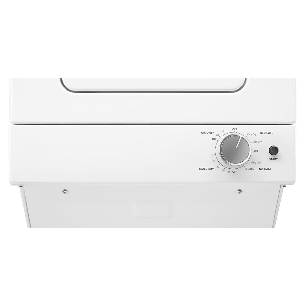 Whirlpool 1.6 cu.ft Electric Stacked Laundry Center 6 Wash cycles and AutoDry™