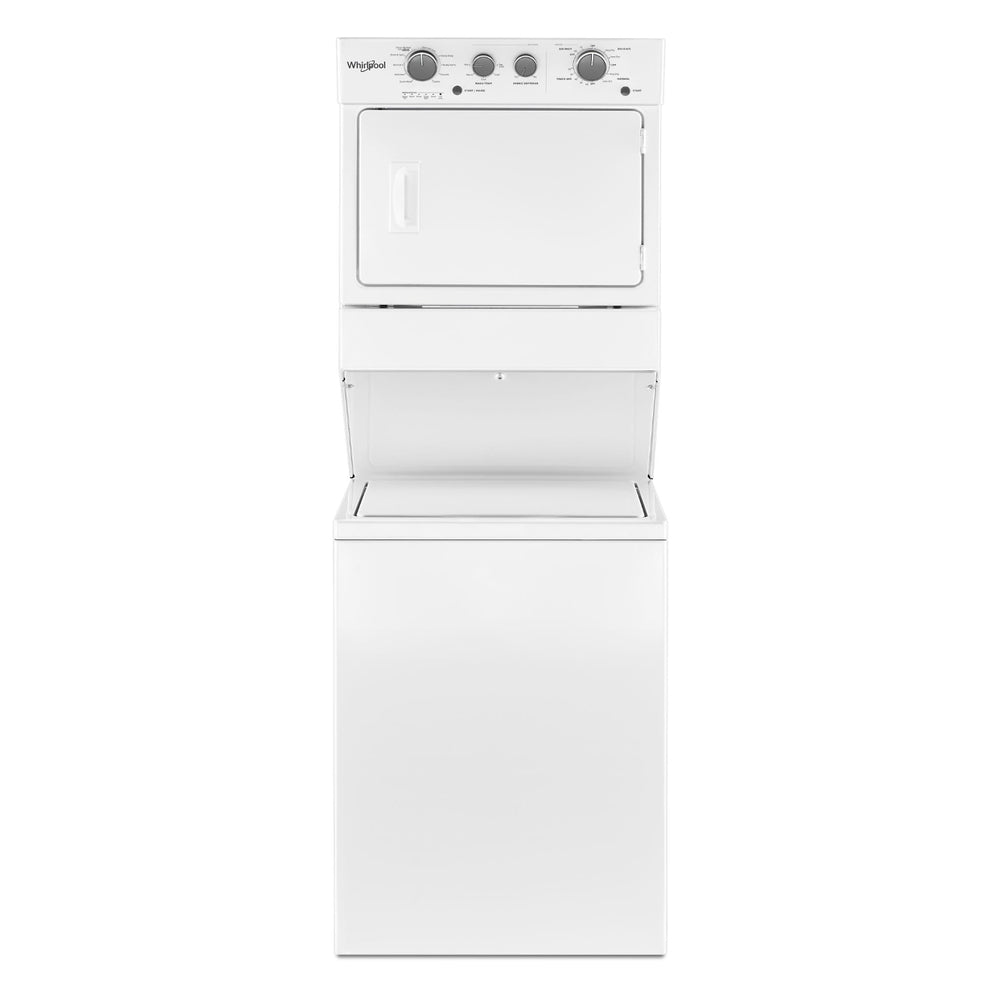 Whirlpool 3.5 cu.ft Electric Stacked Laundry Center 9 Wash cycles and AutoDry™