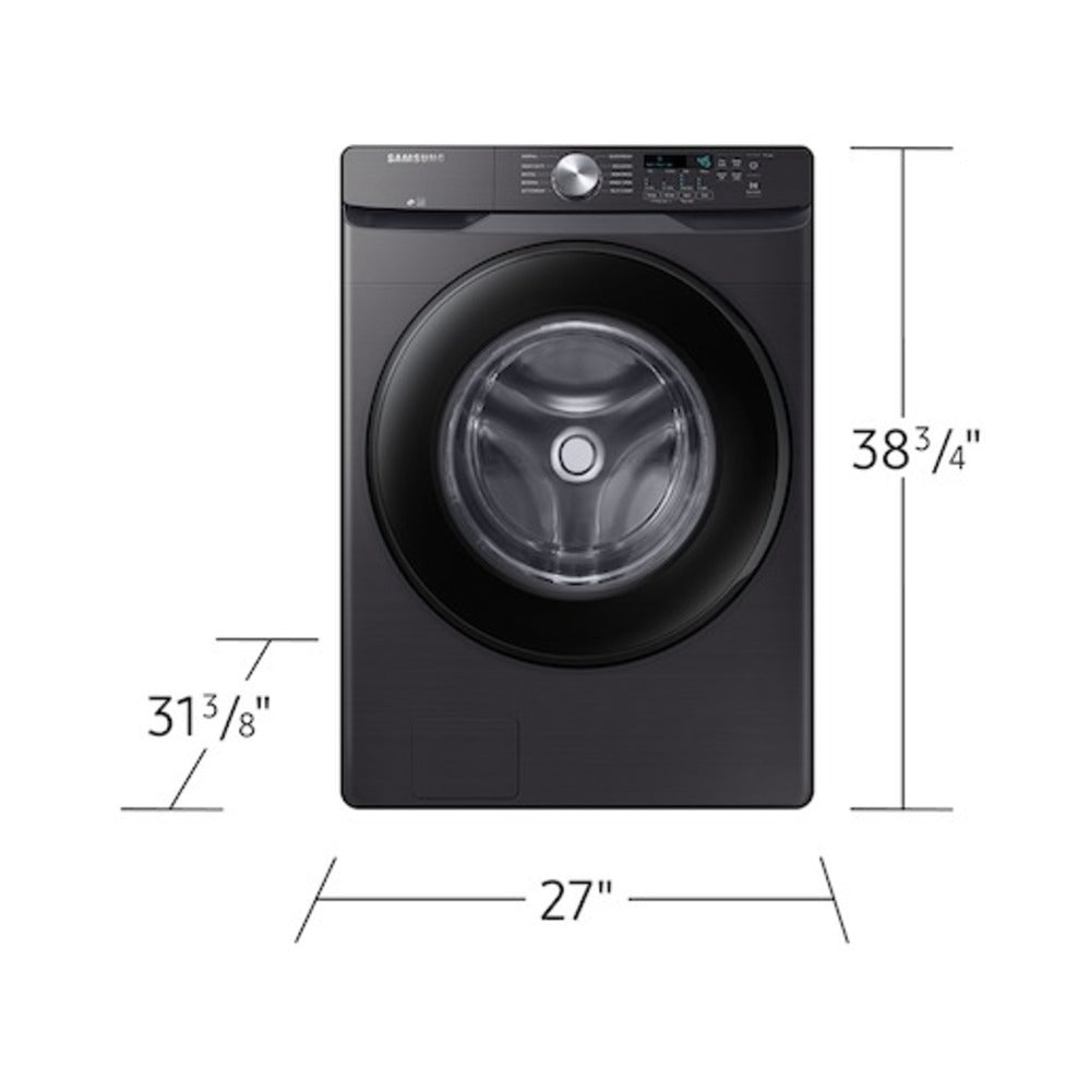 Samsung 4.5 cu. ft. Front Load Washer with Vibration Reduction Technology+ in Brushed Bl