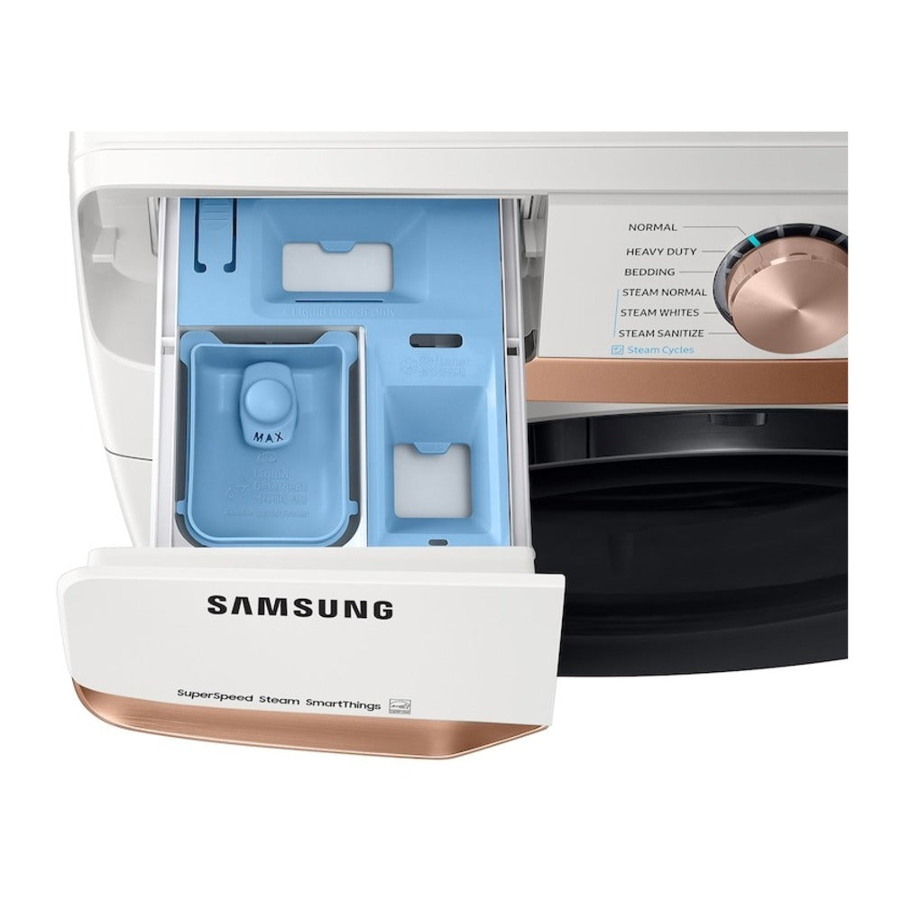 Samsung 5.0 cu. ft. Extra Large Capacity Smart Front Load Washer with Super Speed Wash a