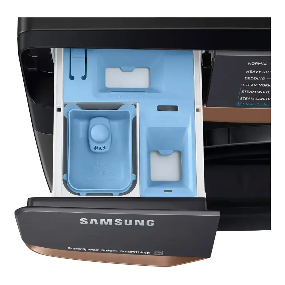 Samsung 5.0 cu. ft. Extra Large Capacity Smart Front Load Washer with Super Speed Wash a