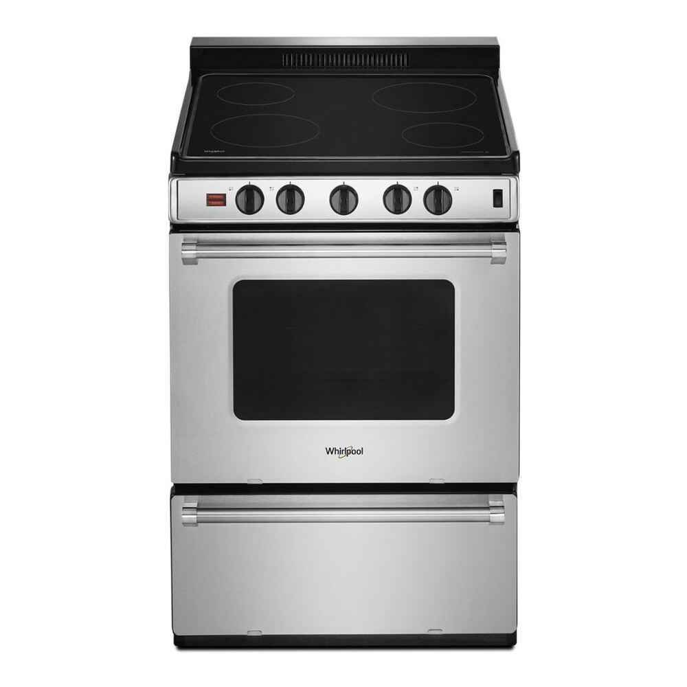 Whirlpool 24-inch Freestanding Electric Range with Upswept SpillGuard™ Cooktop