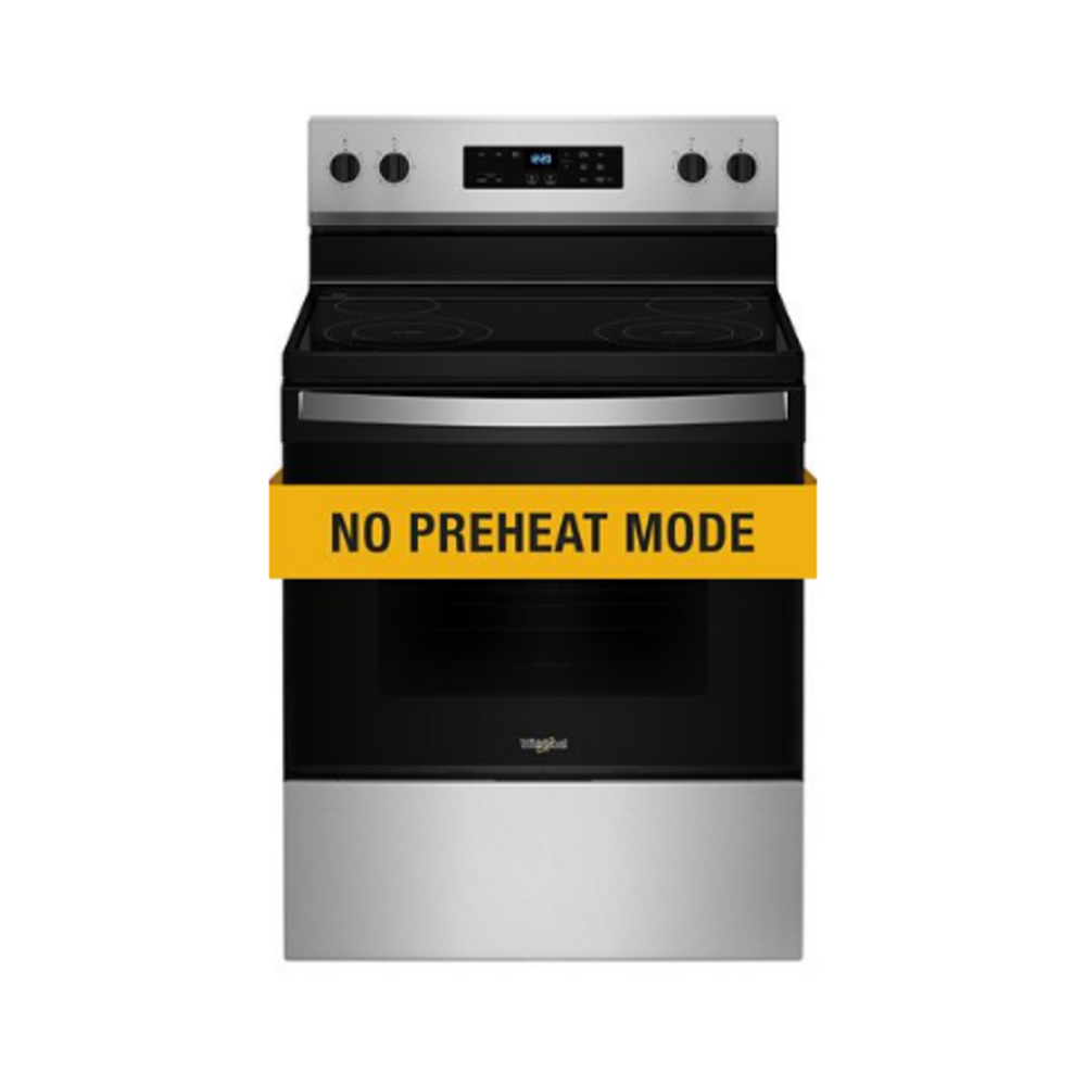 Whirlpool 30-inch Electric Range with No Preheat Mode