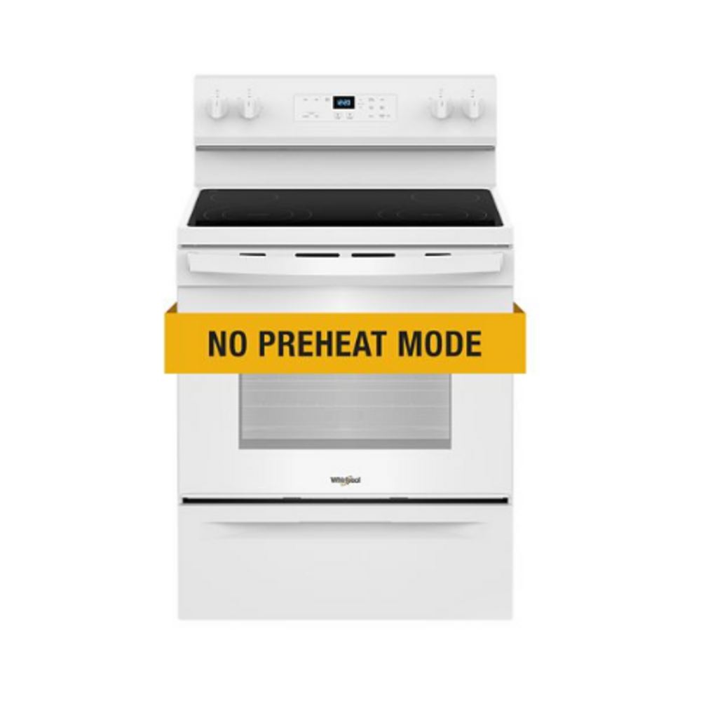 Whirlpool 30-inch Electric Range with No Preheat Mode