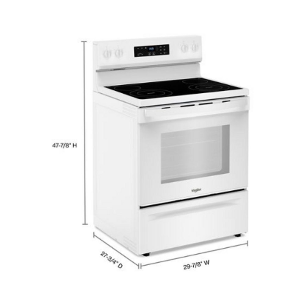 Whirlpool 30-inch Electric Range with No Preheat Mode