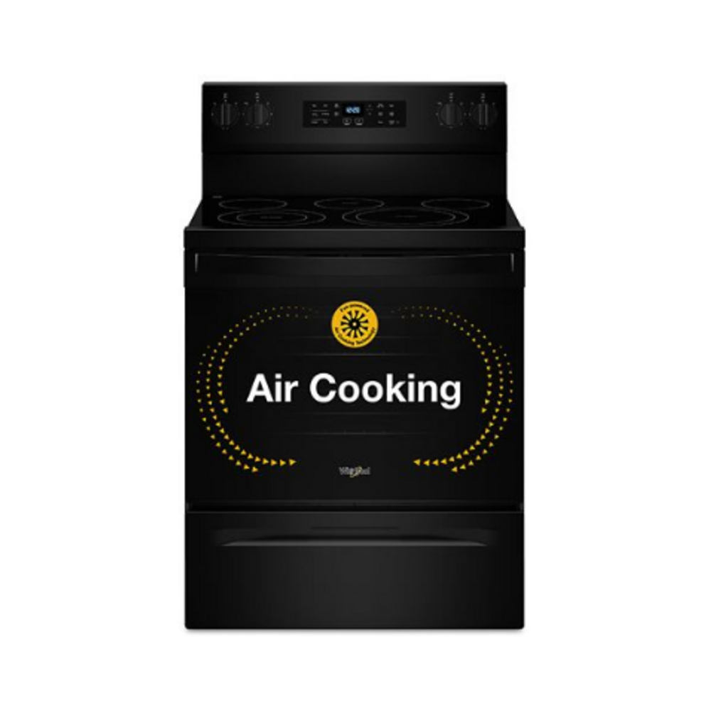 Whirlpool 30-inch Energy Star Electric Range with Air Cooking Technology, No Preheat Air F