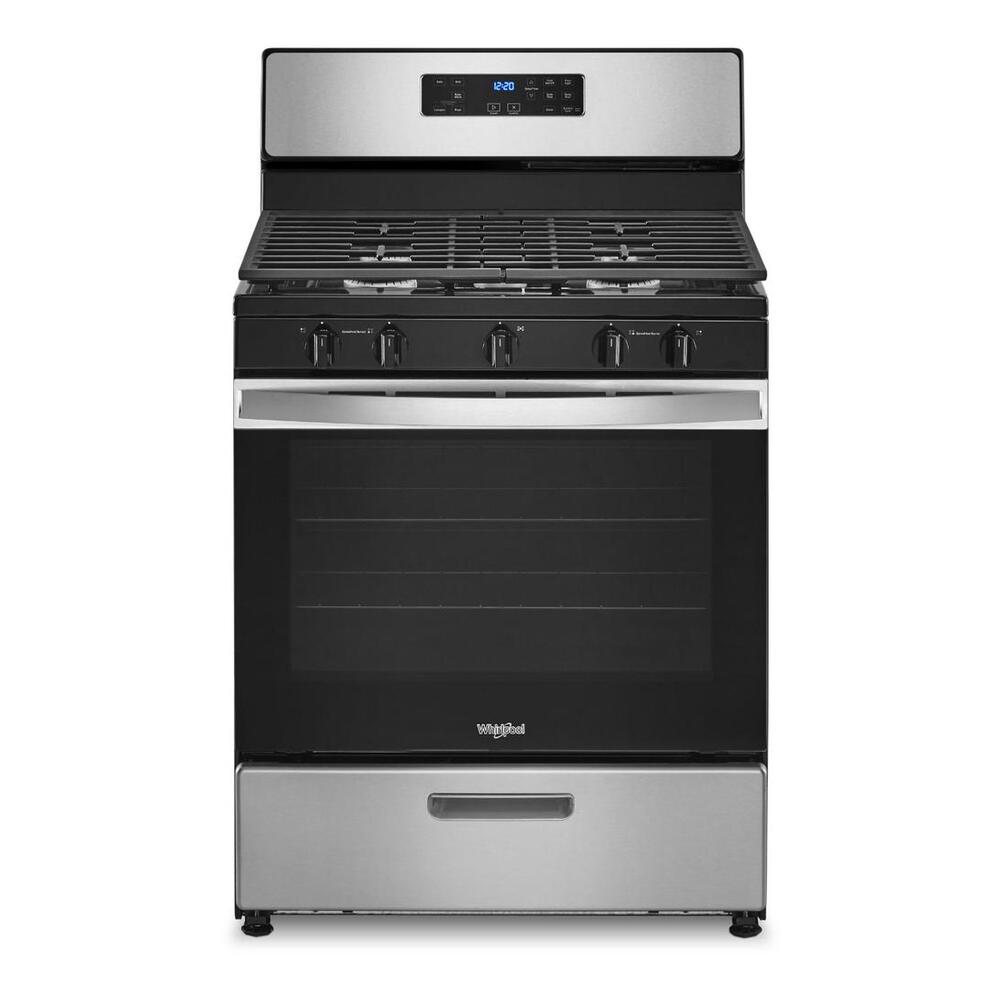 Whirlpool 5.1 Cu. Ft. Freestanding Gas Range with Edge to Edge Cooktop