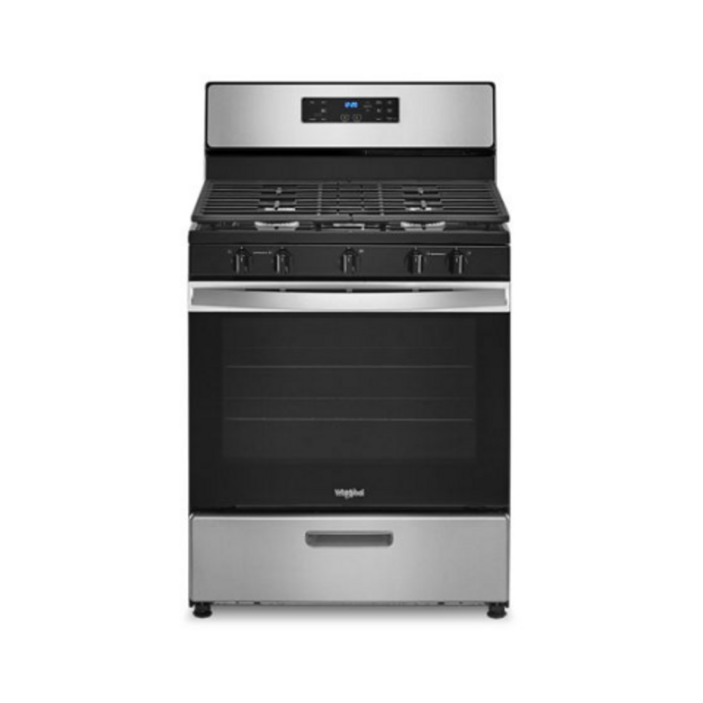 Whirlpool 5.1 Cu. Ft. Freestanding Gas Range with Edge to Edge Cooktop