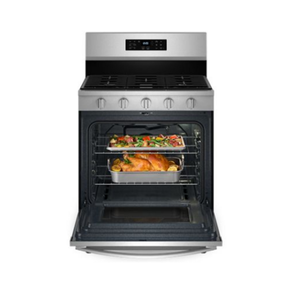 Whirlpool 30-inch Gas Range with Air Cooking Technology, No Preheat Air Fry and Air Baking