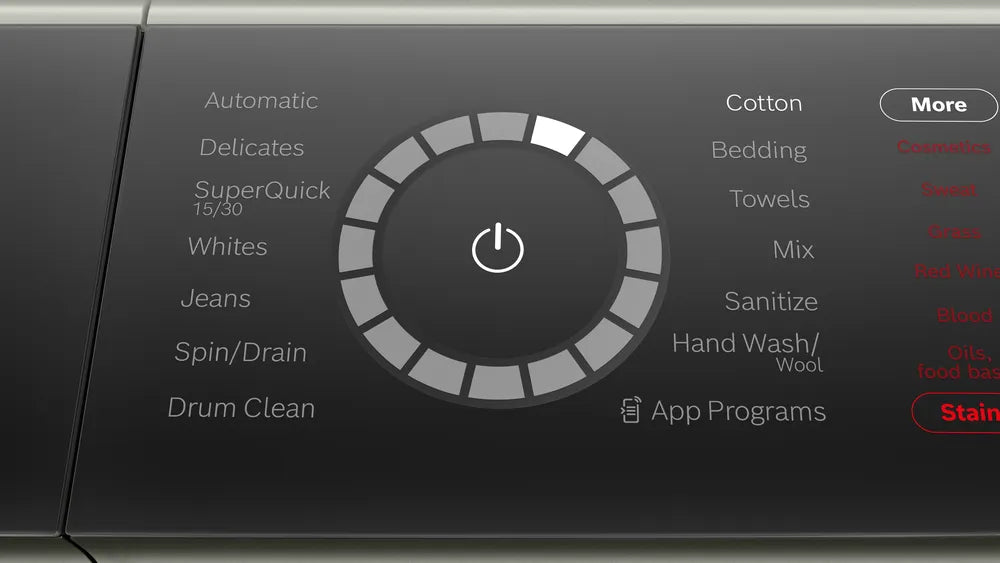 Bosch 800 Series Compact Washer max. 1600 rpm, Pearl Steel