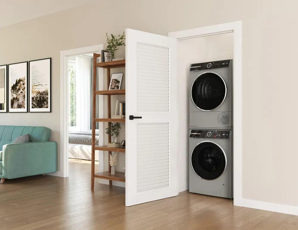 Bosch 800 Series Compact Washer max. 1600 rpm, Pearl Steel