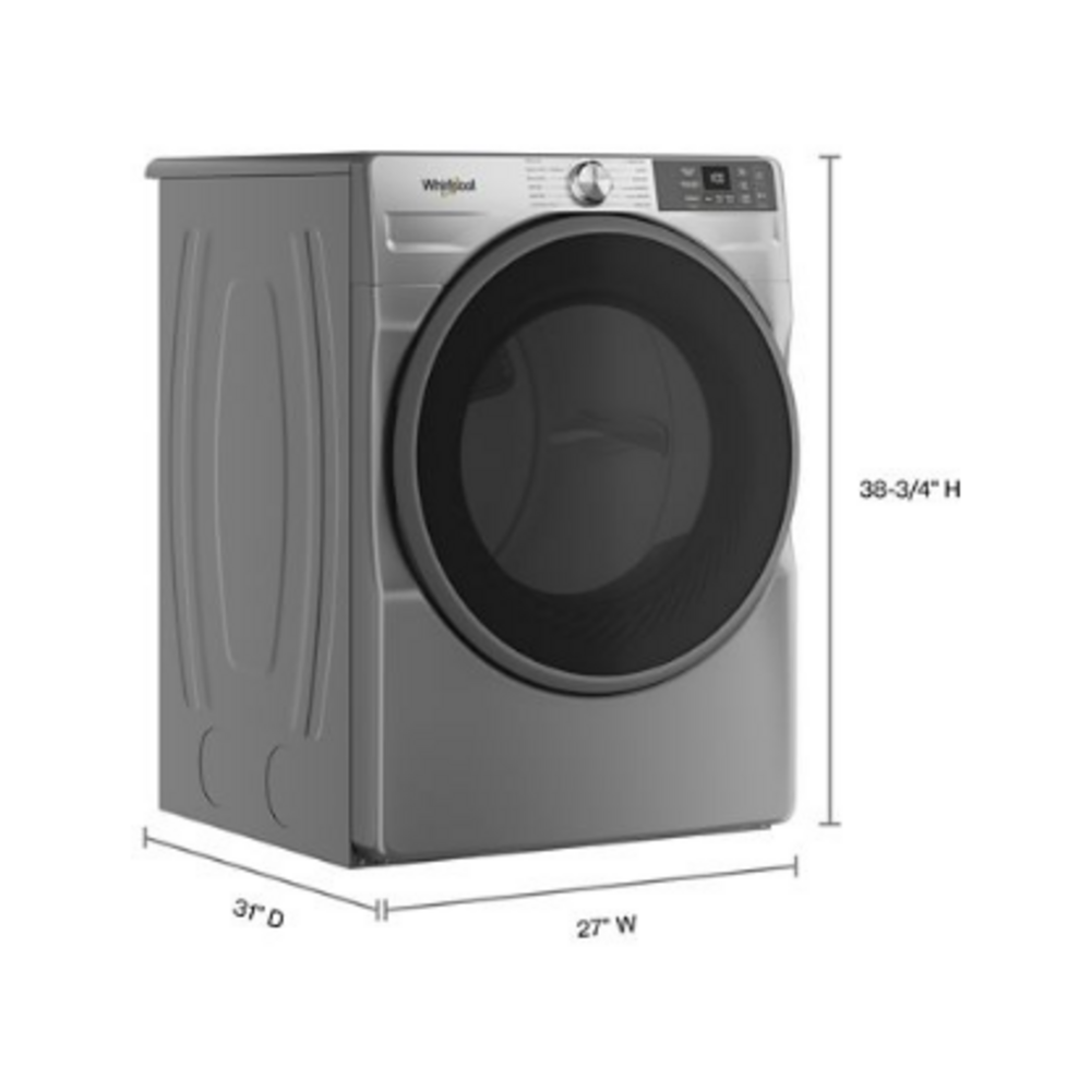 Whirlpool 7.4 cu. ft. Smart Front Load ENERGY STAR® Gas Dryer with Wrinkle Shield™ Option