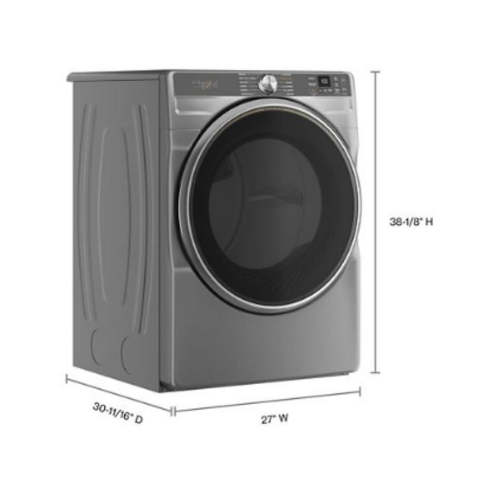 Whirlpool 7.4 cu. ft. Smart Front Load ENERGY STAR® Gas Dryer with Steam Capabilities