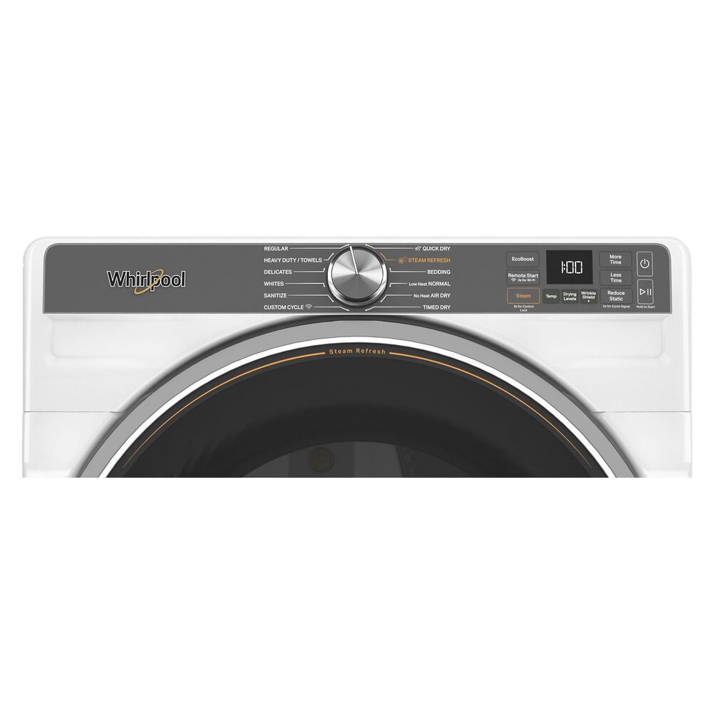 Whirlpool 7.4 cu. ft. Smart Front Load ENERGY STAR® Gas Dryer with Steam Capabilities