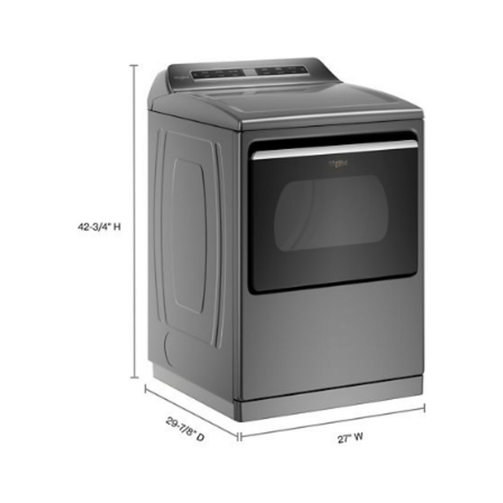 Whirlpool 7.4 cu. ft. Top Load Gas Dryer with Advanced Moisture Sensing