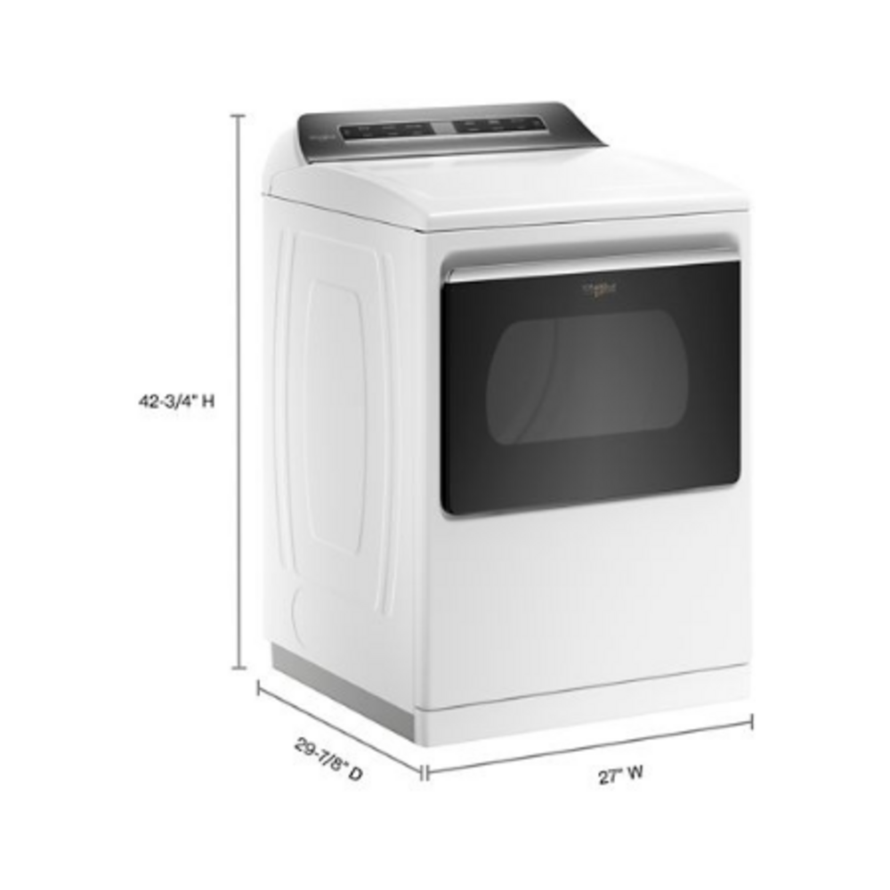 Whirlpool 7.4 cu. ft. Top Load Gas Dryer with Advanced Moisture Sensing