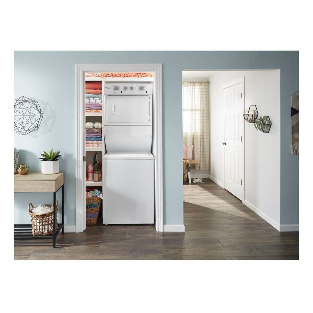 Whirlpool 3.5 cu.ft Gas Stacked Laundry Center 9 Wash cycles and AutoDry™