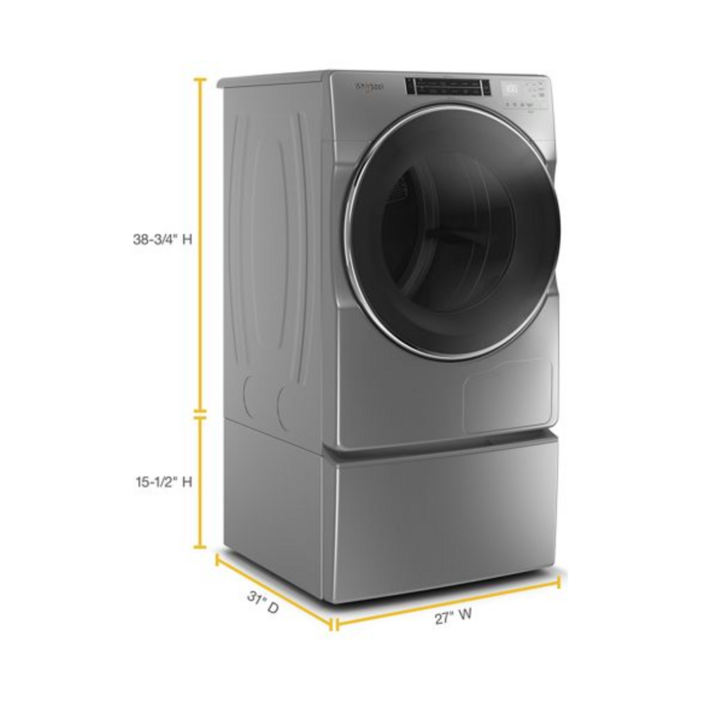 Whirlpool 7.4 cu. ft. Front Load Hybrid Heat Pump Dryer