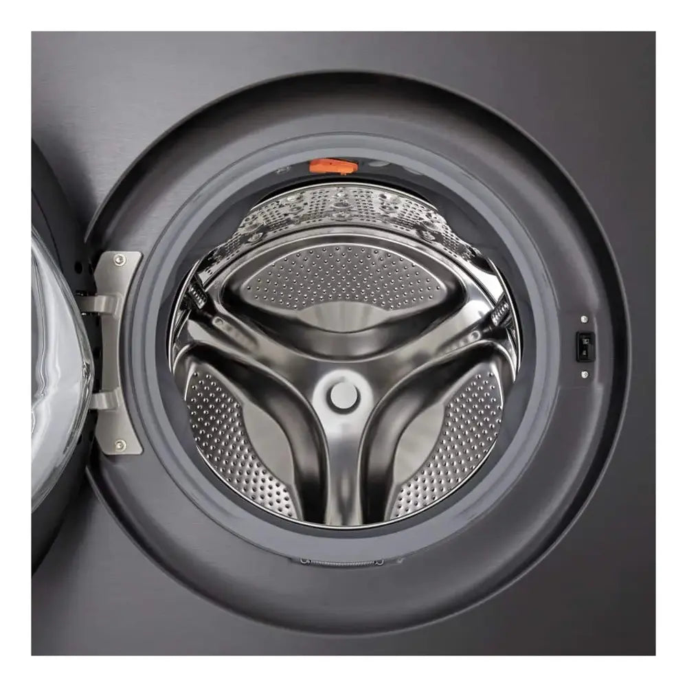 LG Signature 5.8 CU FT. 29IN WASHER WITH TURBOWASH360 FULL TOUCH LCD SCREENAI BRUSHED BLACK S
