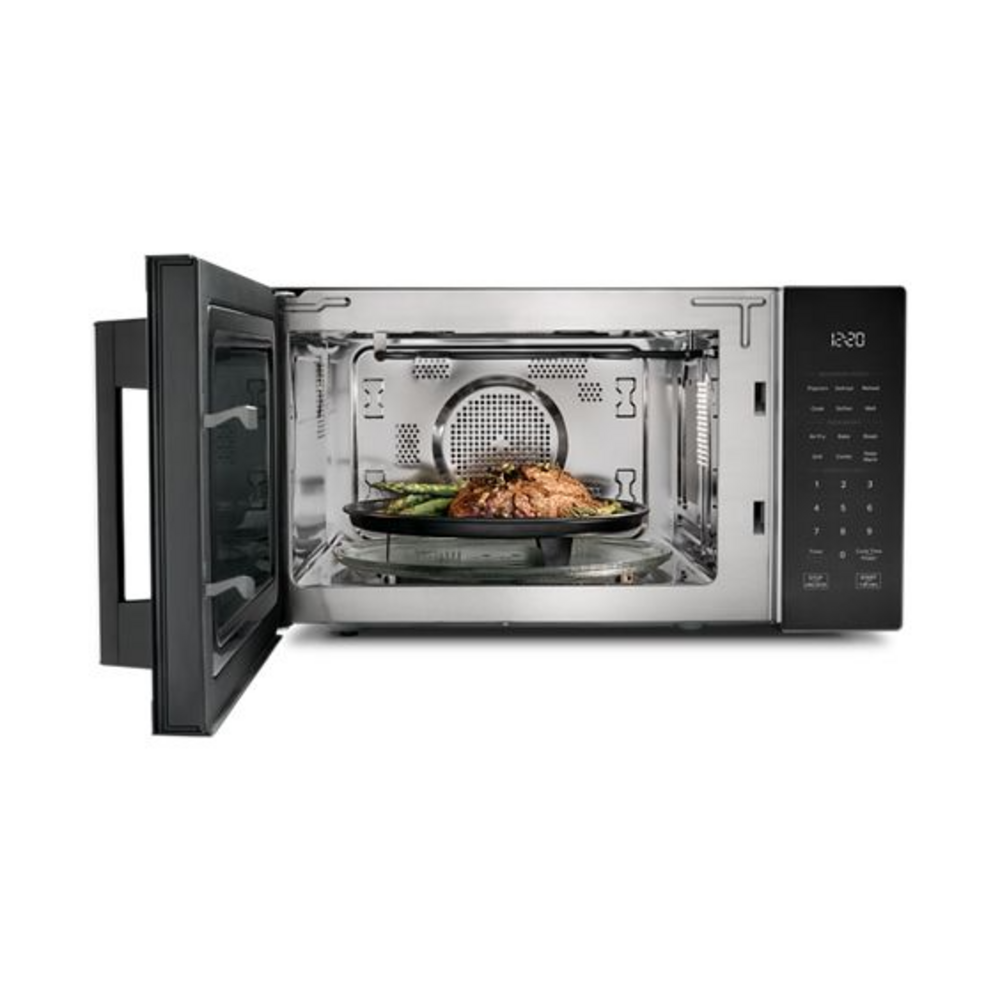 Whirlpool 1.0 cu. ft. Black All-In-One Multifunctional Countertop Microwave With Air Fry -