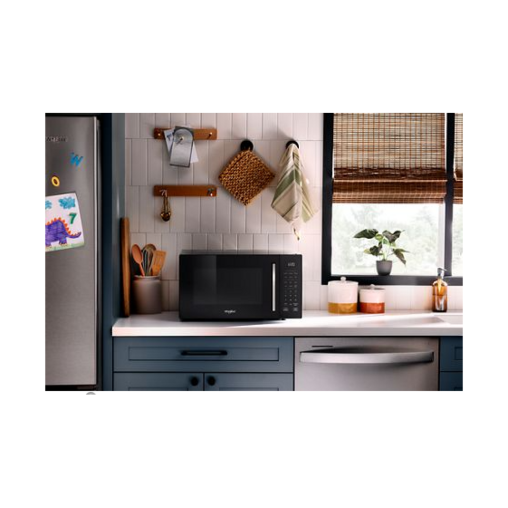 Whirlpool 1.0 cu. ft. Black All-In-One Multifunctional Countertop Microwave With Air Fry -