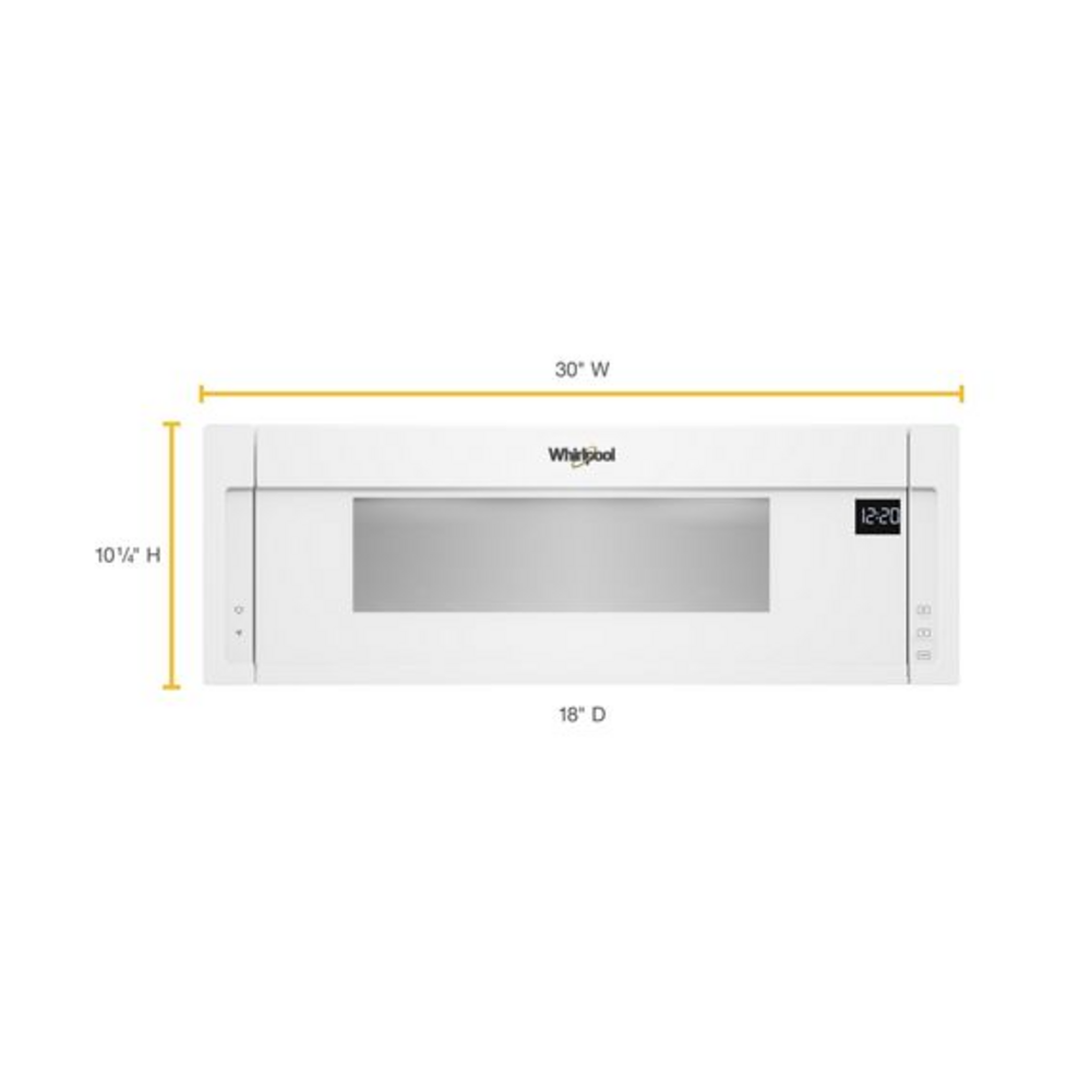 Whirlpool 1.1 cu. ft. Low Profile Microwave Hood Combination