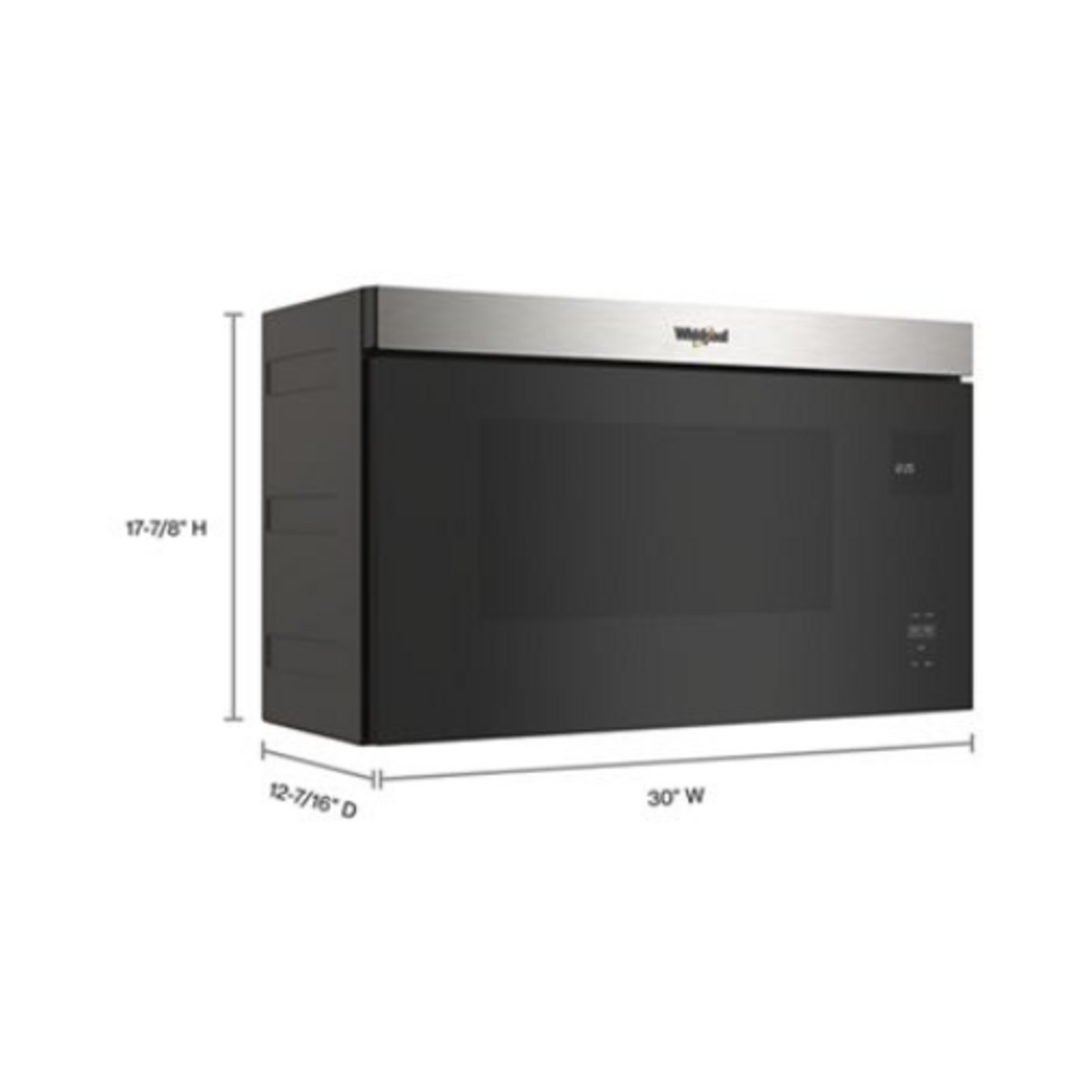 Whirlpool 1.1 Cu. Ft. Flush Mount Microwave with Turntable-Free Design