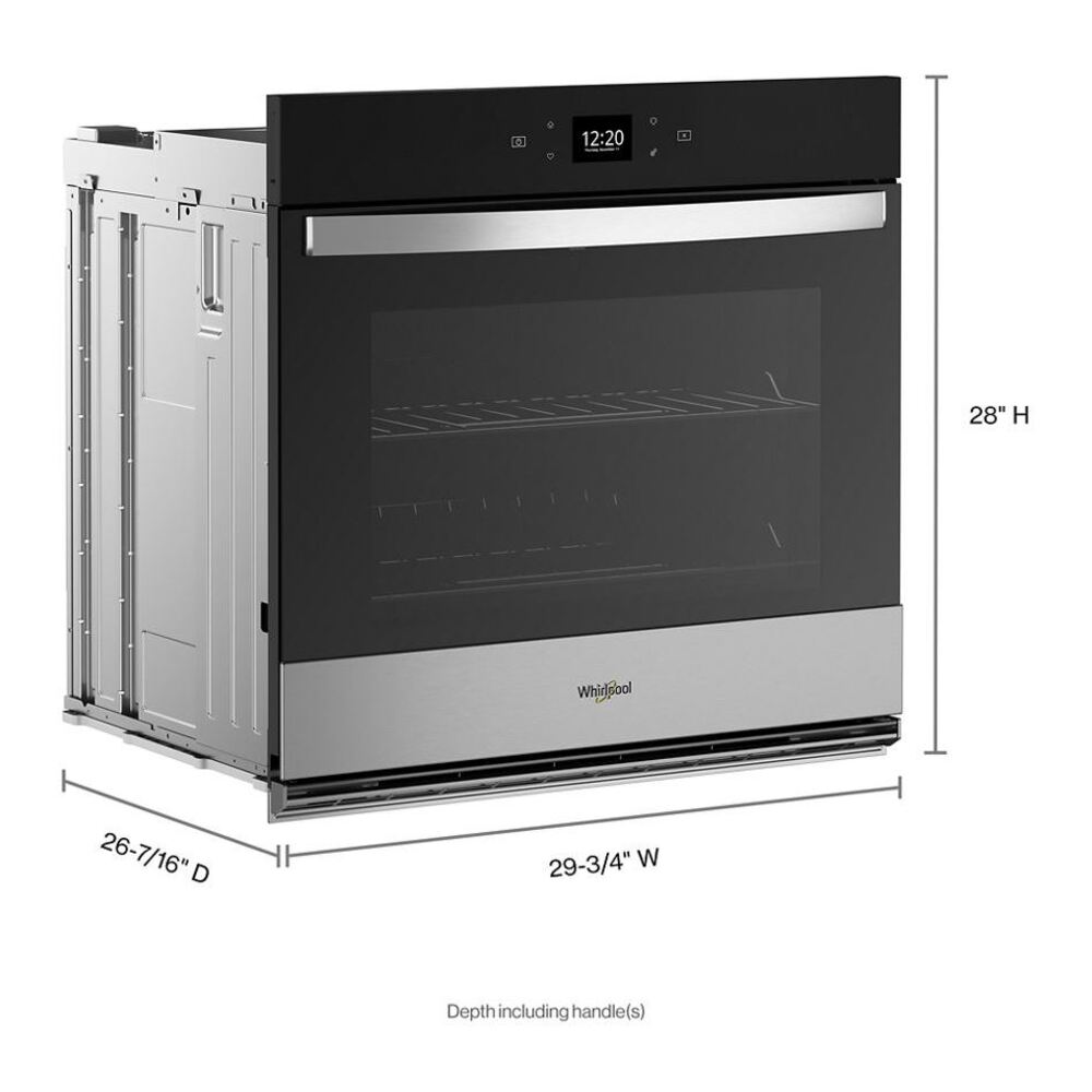 Whirlpool 30-Inch Single Wall Oven with Air Fry When Connected - 5.0 Cu. Ft.