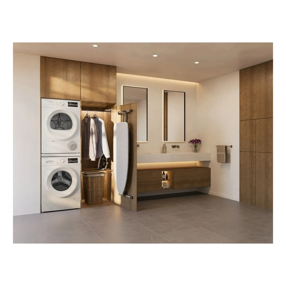 Bosch 300 Series, condenser tumble dryer, White