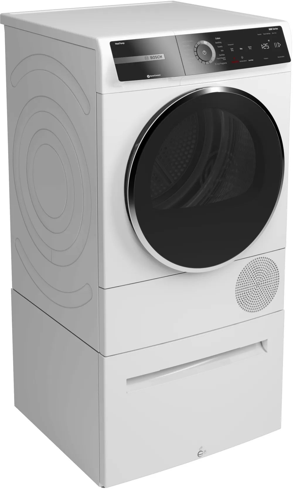 Bosch 500 Series, heat pump dryer, White