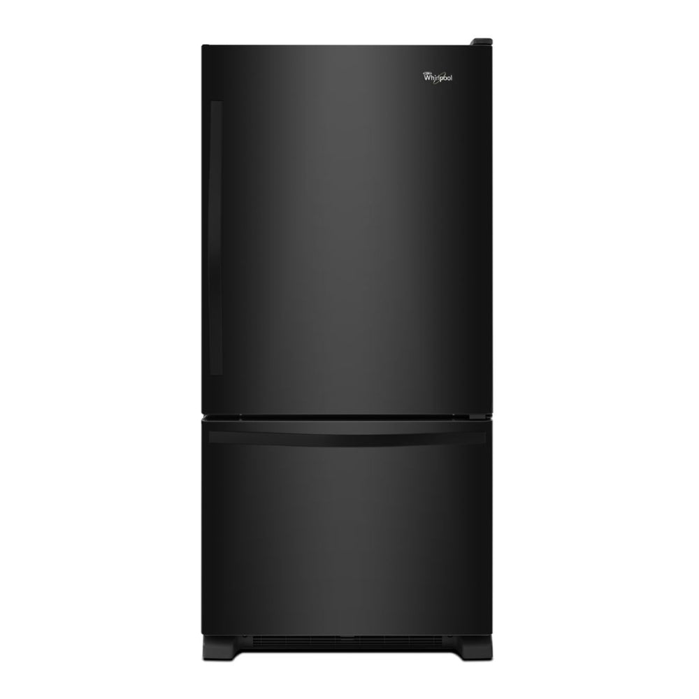 Whirlpool 33-inches wide Bottom-Freezer Refrigerator with SpillGuard™ Glass Shelves - 22 c