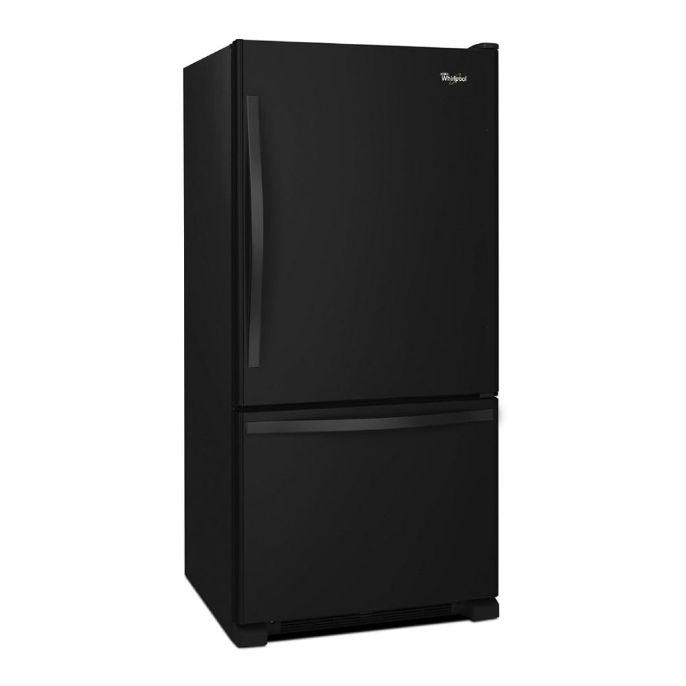 Whirlpool 33-inches wide Bottom-Freezer Refrigerator with SpillGuard™ Glass Shelves - 22 c