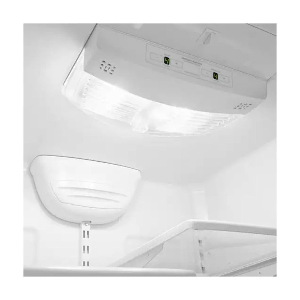 Whirlpool 33-inches wide Bottom-Freezer Refrigerator with SpillGuard™ Glass Shelves - 22 c