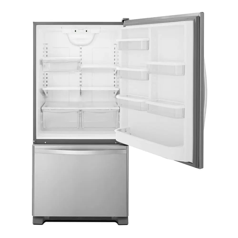 Whirlpool 30-inches wide Bottom-Freezer Refrigerator with SpillGuard™ Glass Shelves - 18.7